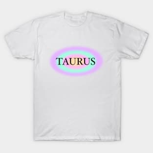 Glowing Aura Taurus Zodiac Sign T-Shirt